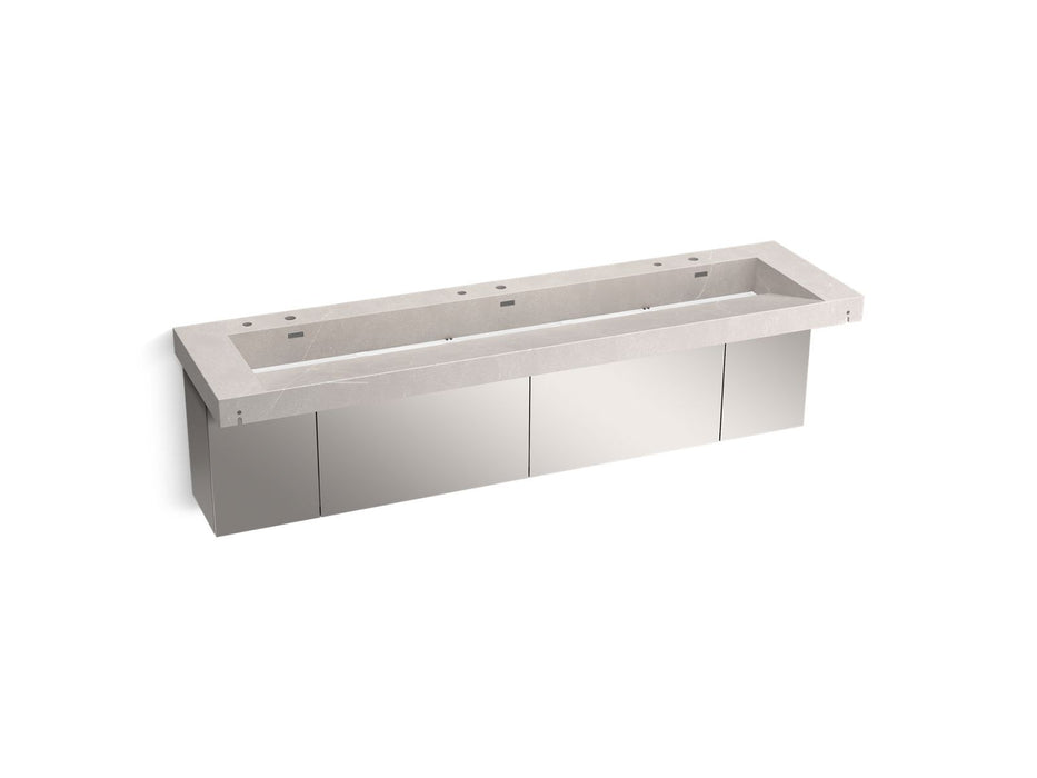 KOHLER Constellation 90" wall-mount trough lavatory system