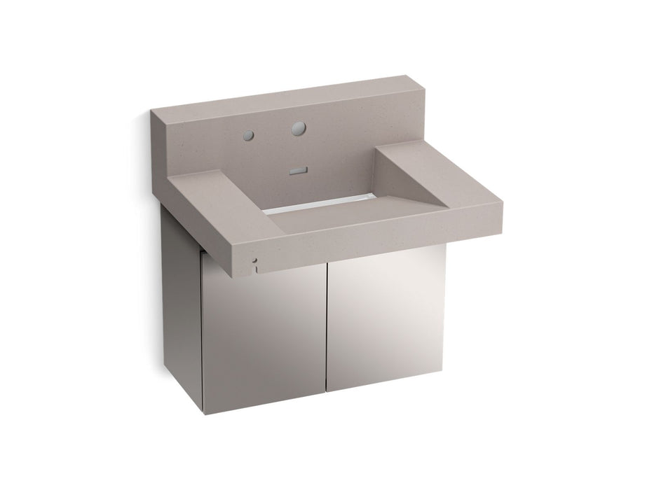 KOHLER Constellation 30" wall-mount lavatory system with backsplash