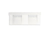 KOHLER Constellation 60" wall-mount basin lavatory system with backsplash