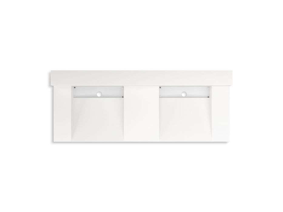 KOHLER Constellation 60" wall-mount basin lavatory system with backsplash