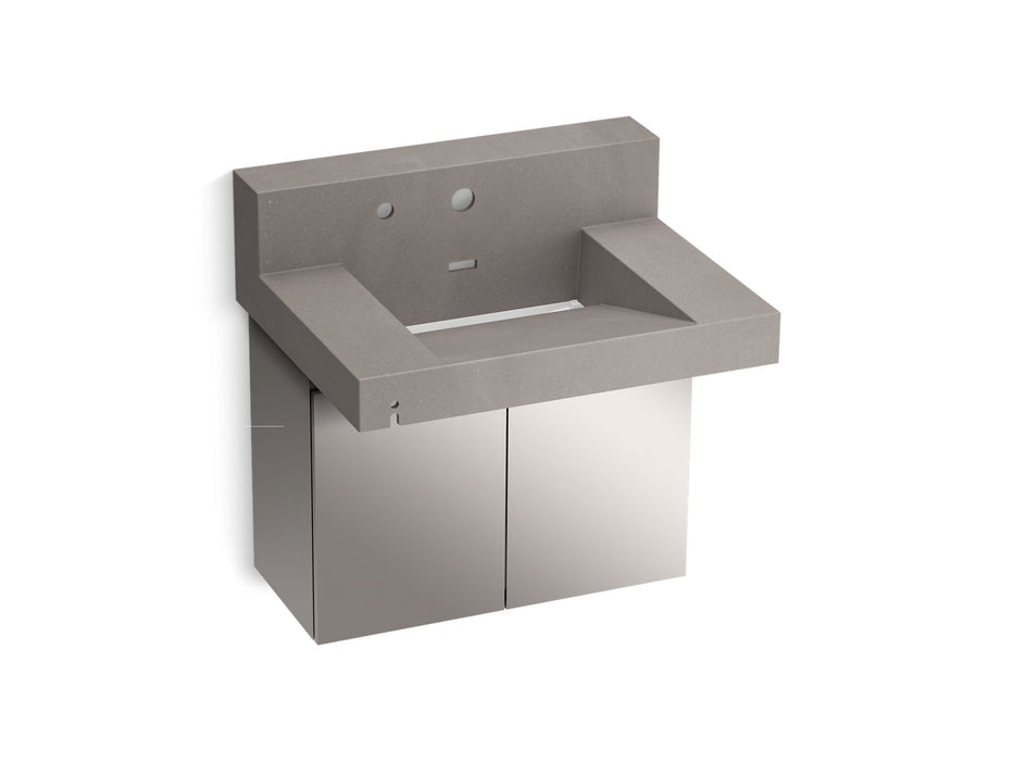 KOHLER Constellation 30" wall-mount lavatory system with backsplash