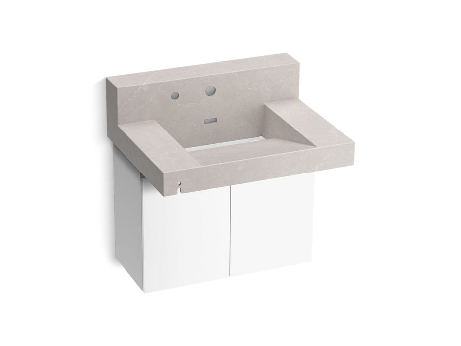 KOHLER Constellation 30" wall-mount lavatory system with backsplash
