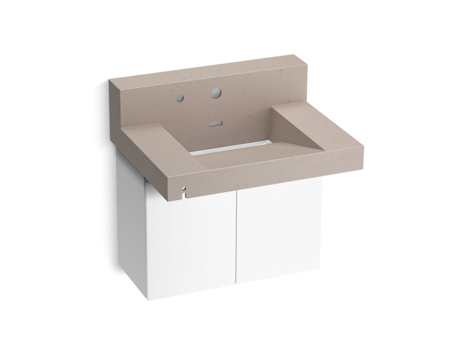 KOHLER Constellation 30" wall-mount lavatory system with backsplash
