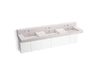 KOHLER Constellation 90" wall-mount basin lavatory system with backsplash