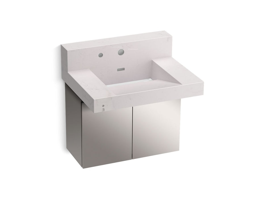 KOHLER Constellation 30" wall-mount lavatory system with backsplash