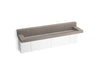 KOHLER Constellation 90" wall-mount trough lavatory system with backsplash