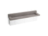 KOHLER Constellation 90" wall-mount trough lavatory system with backsplash