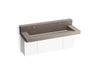 KOHLER Constellation 60" wall-mount trough lavatory system with backsplash