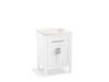 KOHLER K-39603-ASB Hadron 24" bathroom vanity cabinet with sink and quartz top