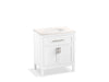 KOHLER K-39604-ASB Hadron 30" bathroom vanity cabinet with sink and quartz top