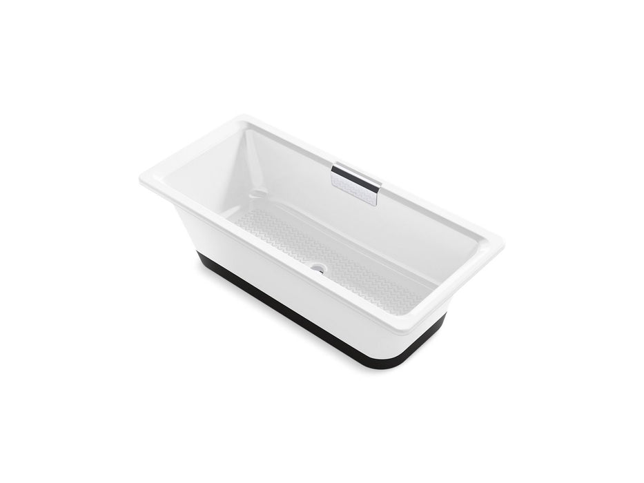 KOHLER Volute 63" x 28-3/8" freestanding bath with base