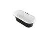 KOHLER Volute 63" x 28-3/8" freestanding bath with base