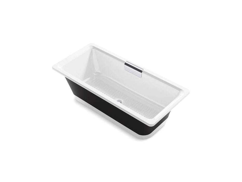 KOHLER Volute 63" x 28-3/8" freestanding bath with base