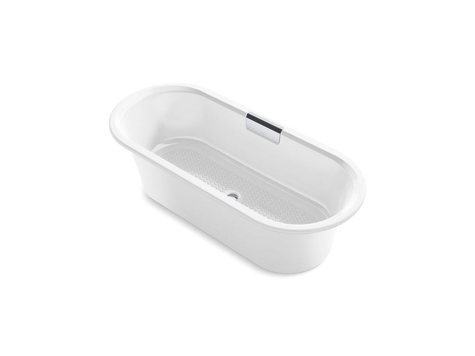 KOHLER Volute 70-7/8" x 30-3/8" freestanding bath with base