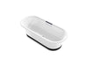 KOHLER Volute 70-7/8" x 30-3/8" freestanding bath with base
