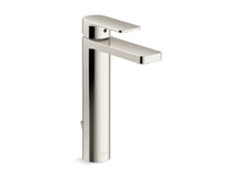 Load image into Gallery viewer, KOHLER K-23475-4N Parallel Tall single-handle bathroom sink faucet, 0.5 gpm
