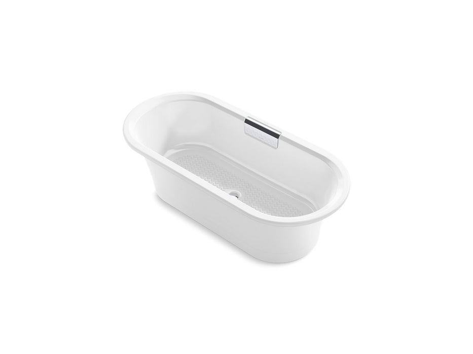 KOHLER K-29326-0 Volute 63" x 28-3/8" freestanding bath with base