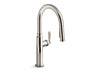 KOHLER K-28358 Edalyn by Studio McGee Pull-down kitchen sink faucet with three-function sprayhead