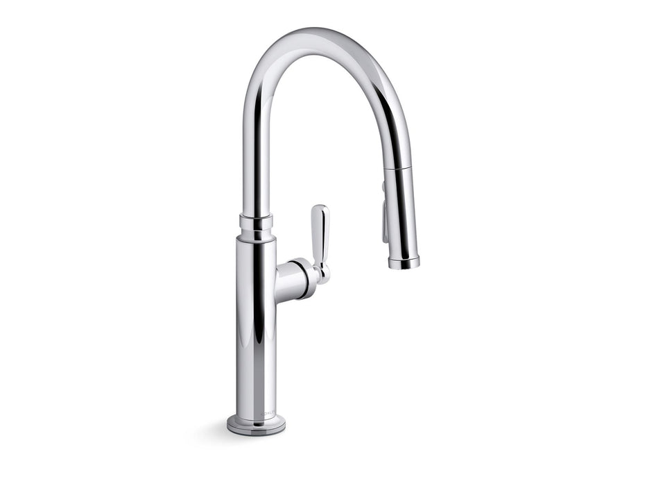 KOHLER K-28358 Edalyn by Studio McGee Pull-down kitchen sink faucet with three-function sprayhead