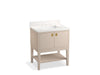 KOHLER K-35025 Seagrove by Studio McGee 30" bathroom vanity cabinet with sink and quartz top