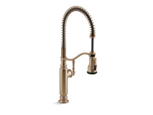 Load image into Gallery viewer, KOHLER K-77515 Tournant Semi-professional kitchen sink faucet with three-function sprayhead
