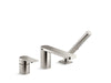 KOHLER K-23488-4 Parallel Deck-mount bath faucet with handshower