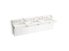KOHLER Constellation 90" wall-mount basin lavatory system with backsplash