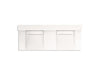 KOHLER Constellation 60" wall-mount basin lavatory system with backsplash