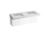 KOHLER Constellation 60" wall-mount basin lavatory system