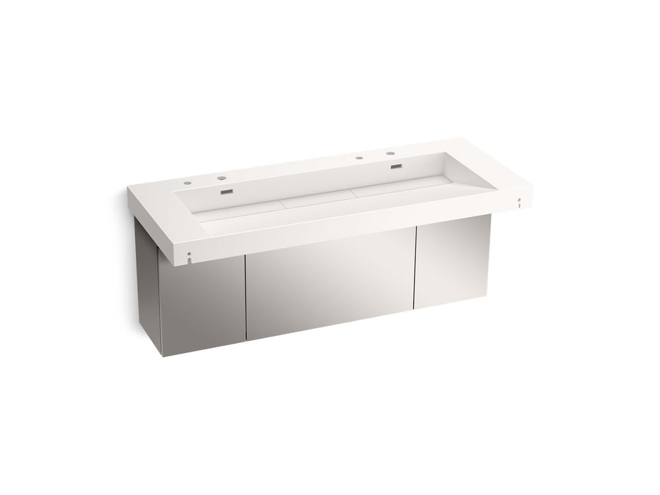 KOHLER Constellation 60" wall-mount trough lavatory system