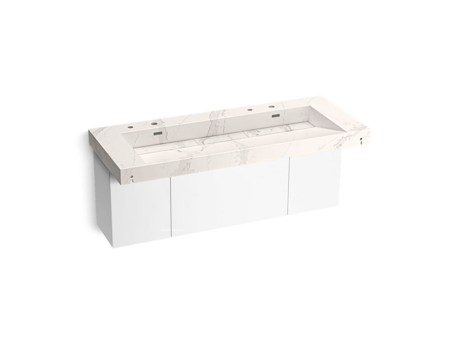 KOHLER Constellation 60" wall-mount trough lavatory system