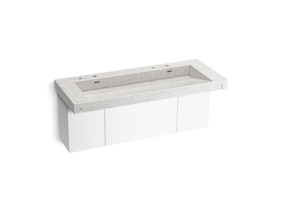 KOHLER Constellation 60" wall-mount trough lavatory system
