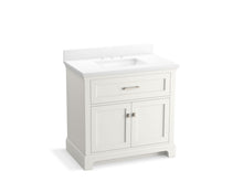 Load image into Gallery viewer, KOHLER K-29261-BD1 Charlemont 36&amp;quot; bathroom vanity cabinet with sink and quartz top
