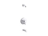 KOHLER K-T49979-4L Pitch Rite-Temp Bath and shower trim kit with push-button diverter, without showerhead