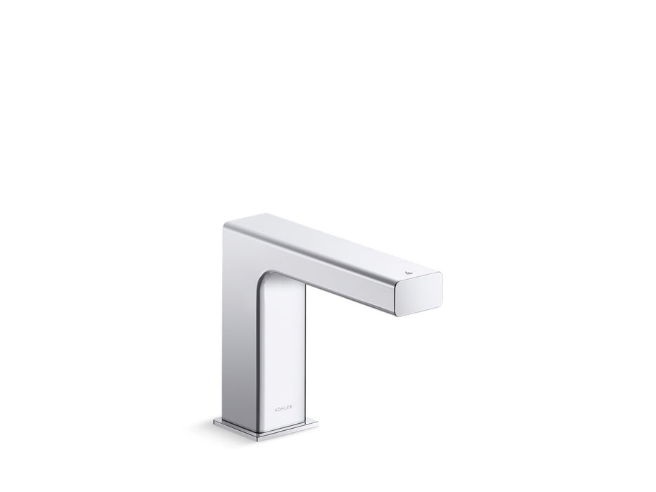 KOHLER K-P103S36-SBNA Strayt Touchless single-hole lavatory faucet with Kinesis sensor technology, AC-powered, less drain, 0.5 gpm, project pack