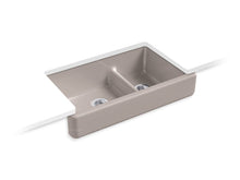 Load image into Gallery viewer, KOHLER K-6426 Whitehaven Smart Divide 35-1/2&amp;quot; undermount double-bowl farmhouse kitchen sink with short apron
