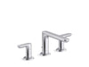 Kallista P34119-LV 002 Widespread Sink Faucet, Low