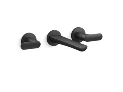 Kallista P34125-LV 002 Wall Mount Sink Faucet, Wide Spread