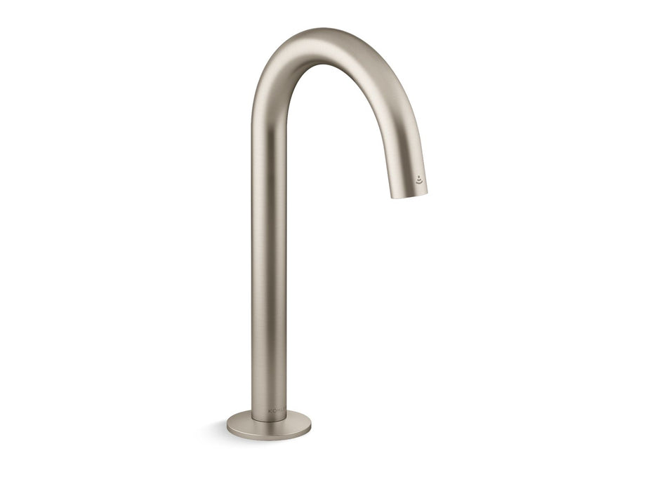 KOHLER Components Touchless lavatory faucet with Kinesis sensor technology, Tube design, AC-powered, 0.5 gpm