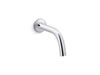 KOHLER Components Touchless wall-mount lavatory faucet with Kinesis sensor technology, Tube design, AC-powered, 0.5 gpm