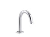 KOHLER Components Touchless lavatory faucet with Kinesis sensor technology, Tube design, AC-powered, 0.5 gpm