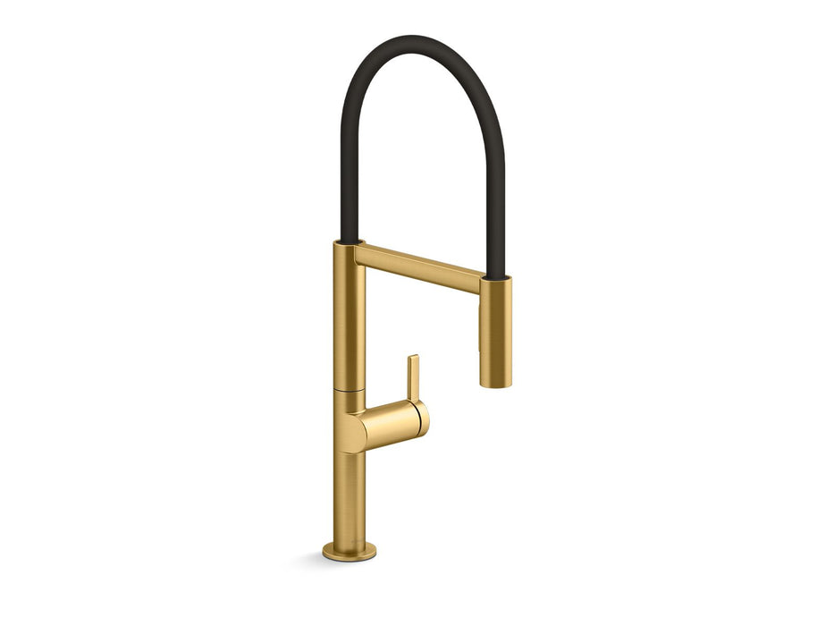 KOHLER K-28267 Components Semi-professional kitchen sink faucet with two-function sprayhead