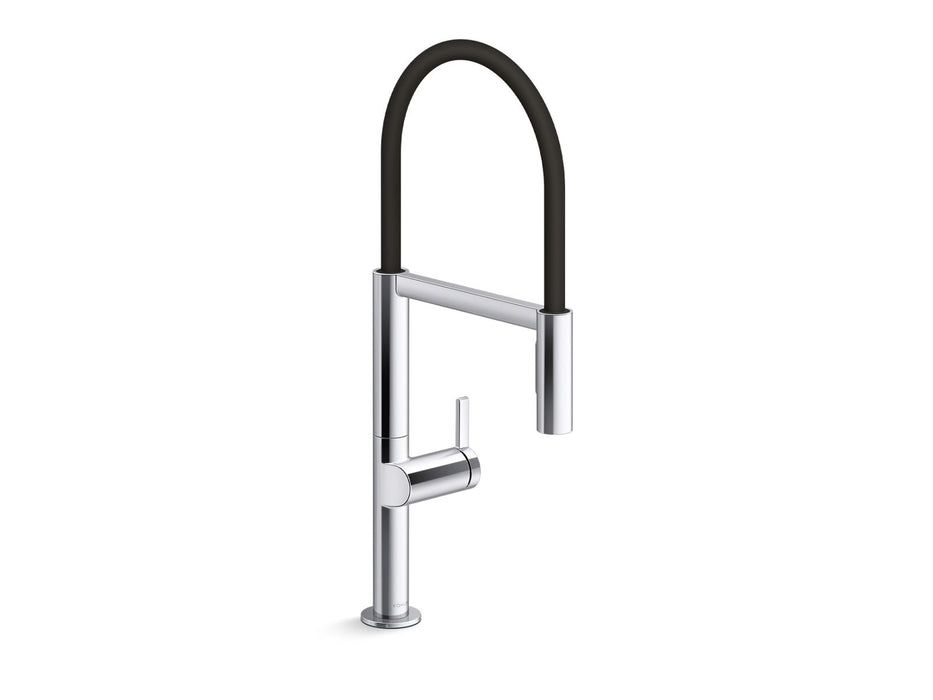 KOHLER K-28267 Components Semi-professional kitchen sink faucet with two-function sprayhead