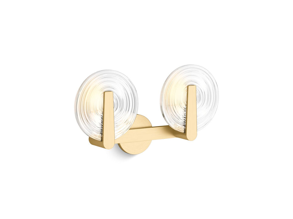 KOHLER K-38397-SC02S Hint Two-light sconce