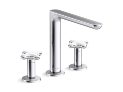 Kallista P32711-WC 002 Deck Mount Bath Faucet White Carrer