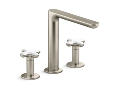 Kallista P32711-WC 002 Deck Mount Bath Faucet White Carrer