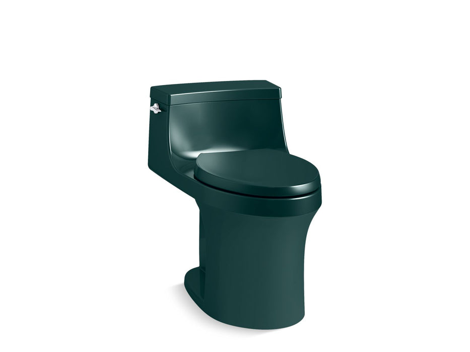 KOHLER K-5172 San Souci One-piece compact elongated toilet with concealed trapway, 1.28 gpf