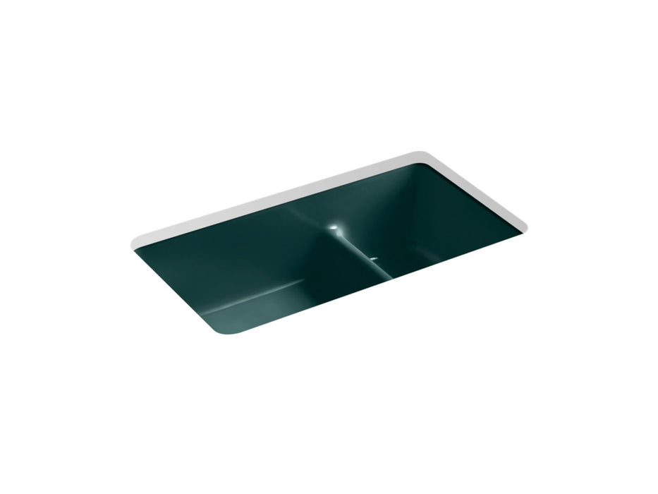 KOHLER K-6625 Iron/Tones Smart Divide 33" top-/undermount double-bowl kitchen sink