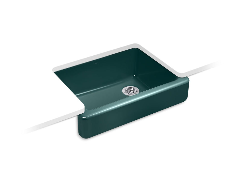 KOHLER K-6486 Whitehaven 29-1/2" undermount single-bowl farmhouse kitchen sink