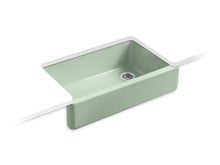 Load image into Gallery viewer, KOHLER K-6489 Whitehaven 35-3/4&amp;quot; undermount single-bowl farmhouse kitchen sink
